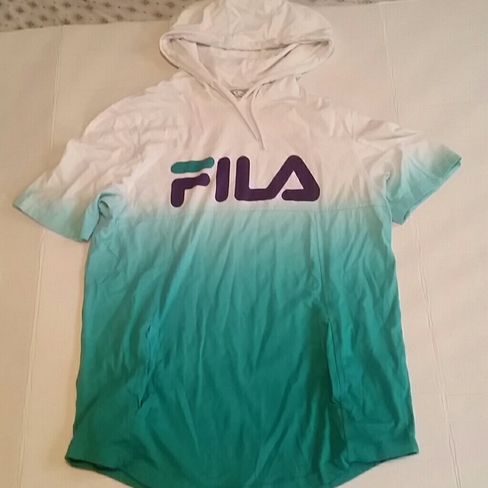 Fila women's short sleeve hoodie size small